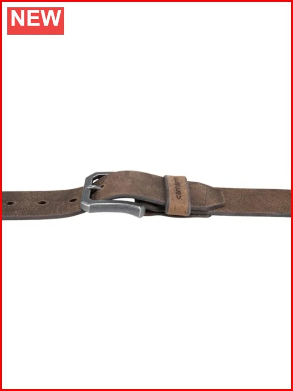 Full Grain Saddle Leather Classic Belt with Antique Nickel Harness Buckle